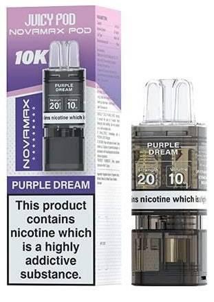 Juicy Pod Novamax 10K Prefilled Pods Purple Dream