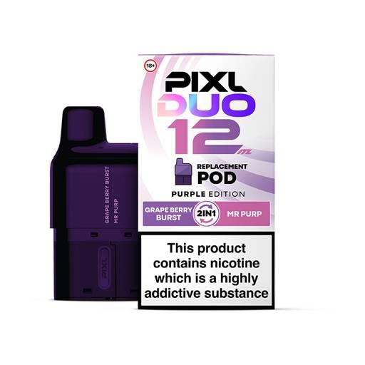 PIXL Duo 12 Prefilled Vape Pods Purple Edition