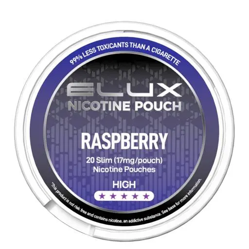 Elux Nicotine Pouches Raspberry 17mg