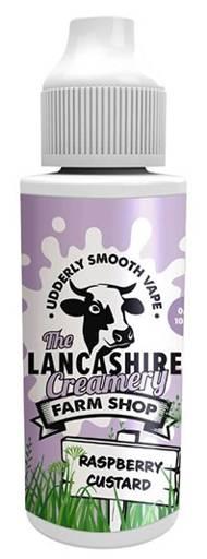 The Lancashire Creamery - 100ml Shortill E-Liquids Raspberry Custard
