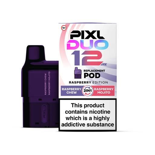 PIXL Duo 12 Prefilled Vape Pods Raspberry Edition