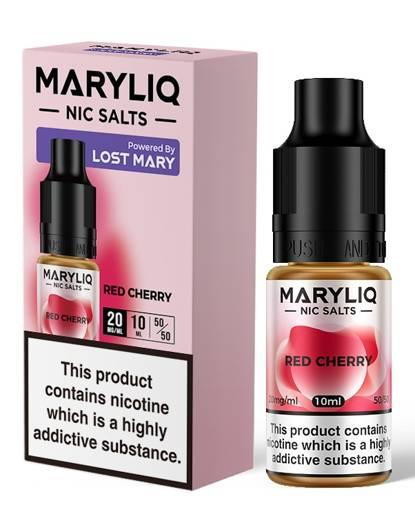 Maryliq Nic Salt E-Liquids By Lost Mary Red Cherry 10mg