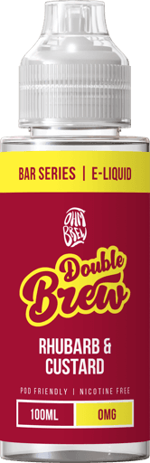 Ohm Brew Double Brew Bar Series Shortfills Rhubarb & Custard