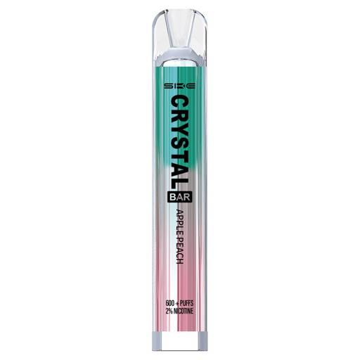 SKE Crystal Bar 600 Disposable Vape Apple Peach