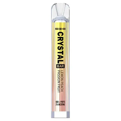 SKE Crystal Bar 600 Disposable Vape Lemon Peach Passion Fruit