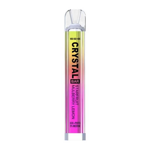 SKE Crystal Bar 600 Disposable Vape Starfruit Mulberry Lemon