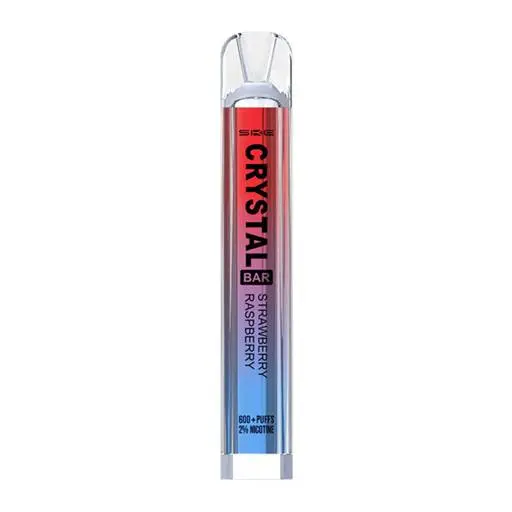 SKE Crystal Bar 600 Disposable Vape Strawberry Raspberry