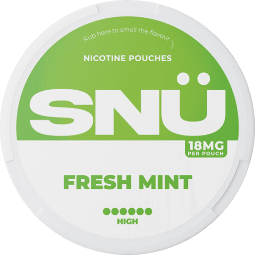 SNÜ Nicotine Pouches Fresh Mint 18mg