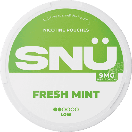 SNÜ Nicotine Pouches Fresh Mint 9mg
