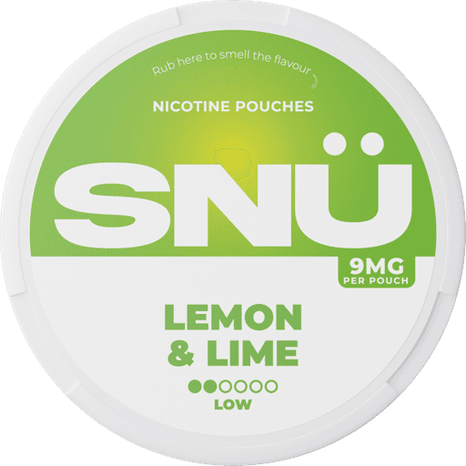 SNÜ Nicotine Pouches Lemon & Lime 9mg