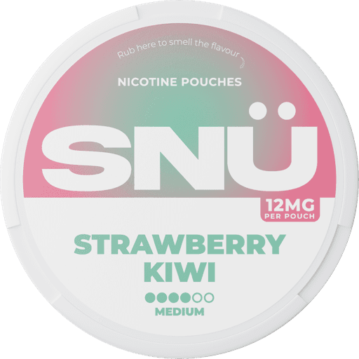 SNÜ Nicotine Pouches Strawberry Kiwi 12mg