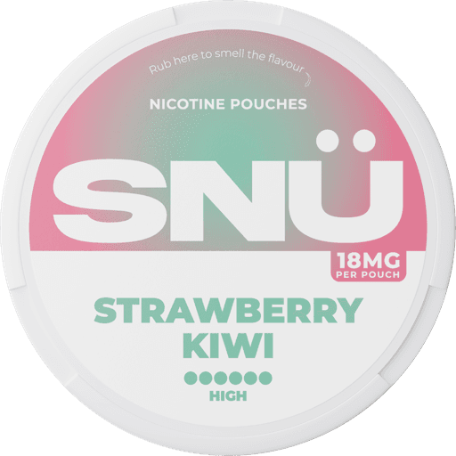 SNÜ Nicotine Pouches Strawberry Kiwi 18mg