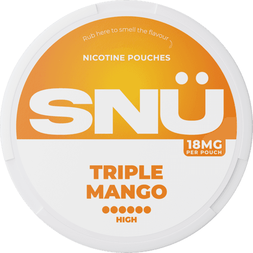 SNÜ Nicotine Pouches Triple Mango 18mg