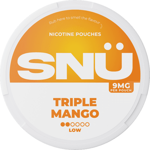 SNÜ Nicotine Pouches Triple Mango 9mg