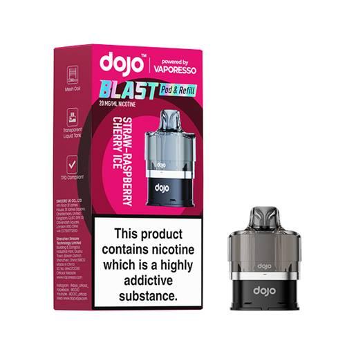 Vaporesso Dojo Blast 6000 Prefilled Pods Straw-Raspberry Cherry Ice 20mg