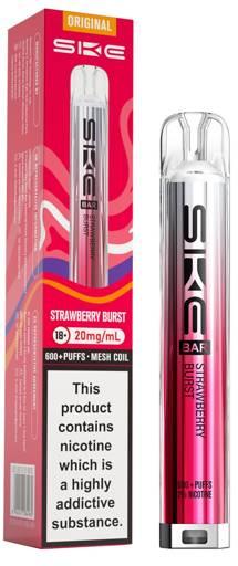 SKE Bar 600 Prefilled Pod Kit Strawberry Burst