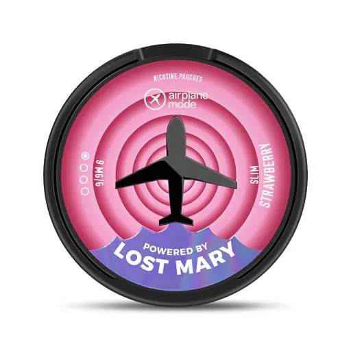 Lost Mary Airplane Mode Nicotine Pouches Strawberry 6mg