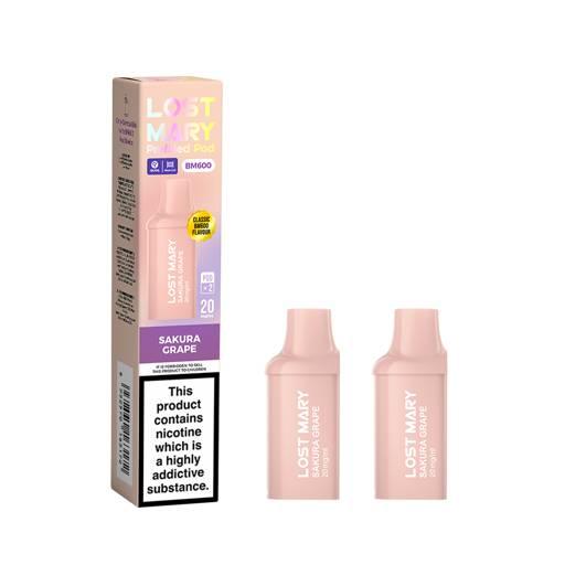 Lost Mary BM600 Prefilled Vape Pods Sakura Grape