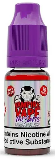 Vampire Vape Nic Salts Blood Sukka 10mg