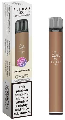 Elf Bar 600 Prefilled Pod Kit Snow Tobacco