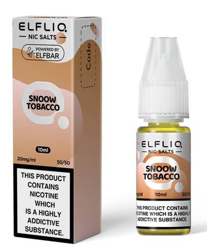 Elf Bar Elfliq Nic Salt E-Liquid Snoow Tobacco 5mg