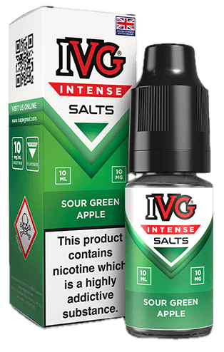 IVG Intense Salts Sour Green Apple 10mg