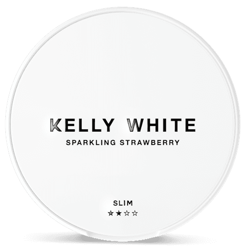 Kelly White Nicotine Pouches Sparkling Strawberry (2 Dots)