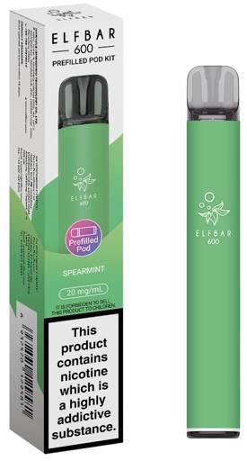 Elf Bar 600 Prefilled Pod Kit Spearmint