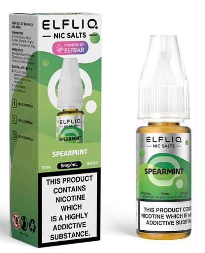 Elf Bar Elfliq Nic Salt E-Liquid Spearmint 5mg