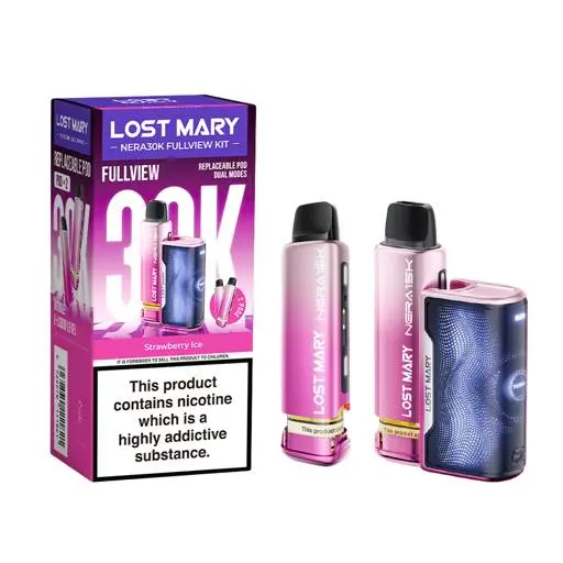 Lost Mary Nera 30K Fullview Prefilled Pod Kit Strawberry Ice