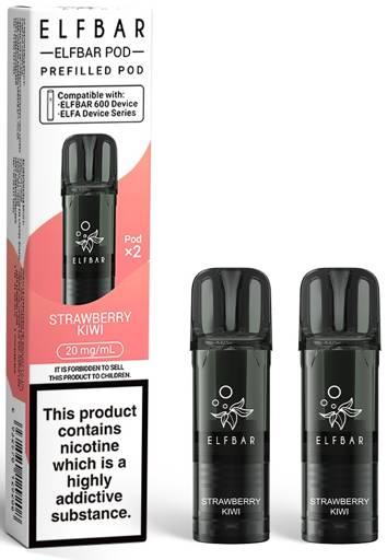 Elf Bar 600 Prefilled Pods Strawberry Kiwi