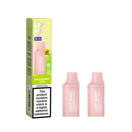 Lost Mary BM600 Prefilled Vape Pods Strawberry Kiwi
