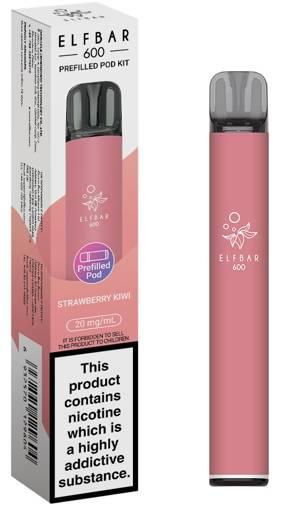 Elf Bar 600 Prefilled Pod Kit Strawberry Kiwi