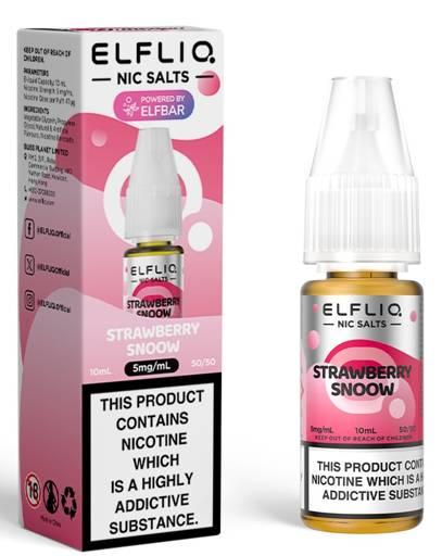 Elf Bar Elfliq Nic Salt E-Liquid Strawberry Snoow 5mg