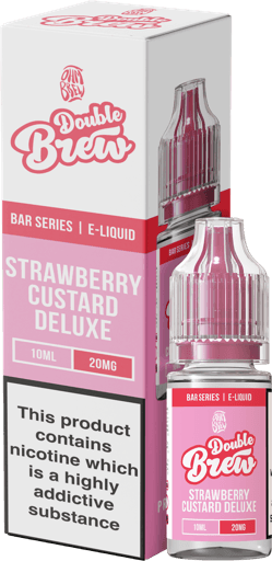 Ohm Brew Double Brew Bar Salts Strawberry Custard Deluxe 5mg