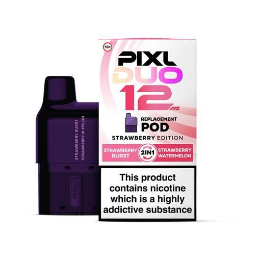 PIXL Duo 12 Prefilled Vape Pods Strawberry Edition