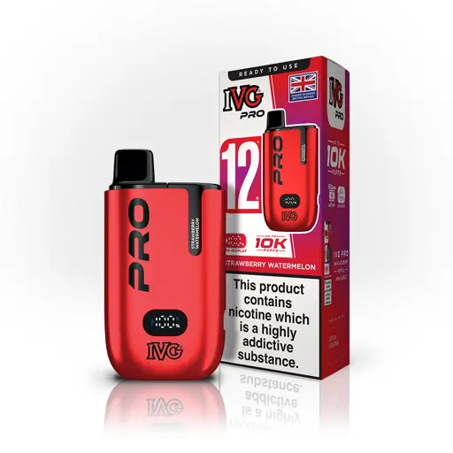 IVG Pro 12 Prefilled Pod Vape Kit Strawberry Watermelon