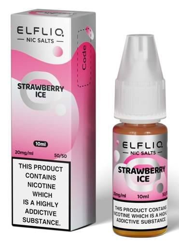 Elf Bar Elfliq Nic Salt E-Liquid Strawberry Ice 20mg