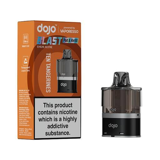 Vaporesso Dojo Blast 6000 Prefilled Pods Ten Tangerines 10mg