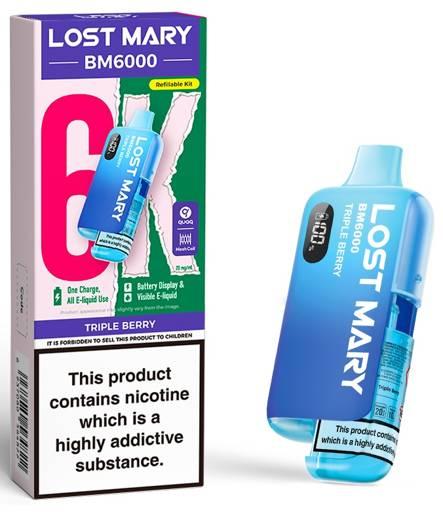 Lost Mary BM6000 Prefilled Pod Kit Triple Berry