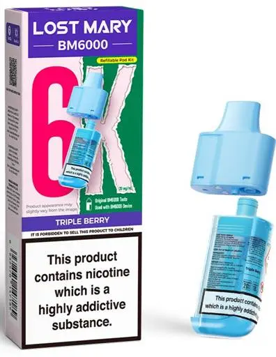 Lost Mary BM6000 Prefilled Pods Triple Berry