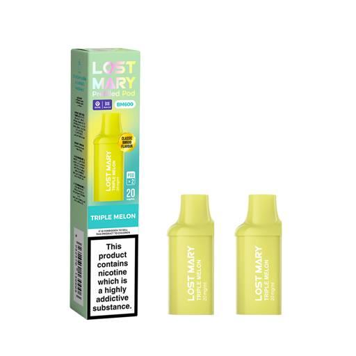 Lost Mary BM600 Prefilled Vape Pods Triple Melon