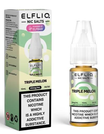 Elf Bar Elfliq Nic Salt E-Liquid Triple Melon 20mg