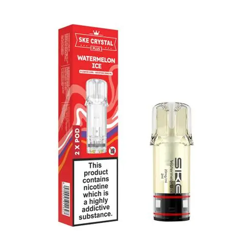 SKE Crystal Plus Prefilled Vape Pods Watermelon Ice