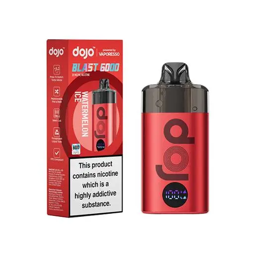 Vaporesso Dojo Blast 6000 Prefilled Pod Vape Kit Watermelon Ice 20mg kit