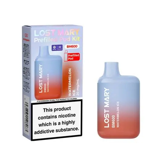Lost Mary BM600 Prefilled Pod Vape Kit Watermelon Ice