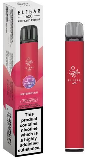 Elf Bar 600 Prefilled Pod Kit Watermelon
