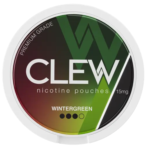 Clew Nicotine Pouches Wintergreen 15mg