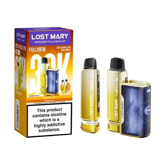 Lost Mary Nera 30K Fullview Prefilled Pod Kit Yellow Edition