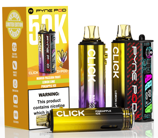Pyne Pod Click 50K Prefilled Pod Kit Yellow Edition